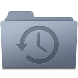 Backup Folder Graphite Icon 256x256 png